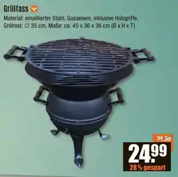 V Baumarkt Grillfass Angebot