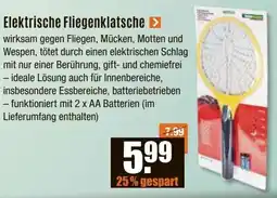 V Baumarkt Elektrische Fliegenklatsche Angebot