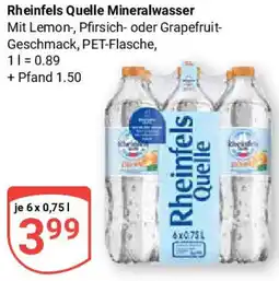 Globus Rheinfels Quelle Mineralwasser Angebot
