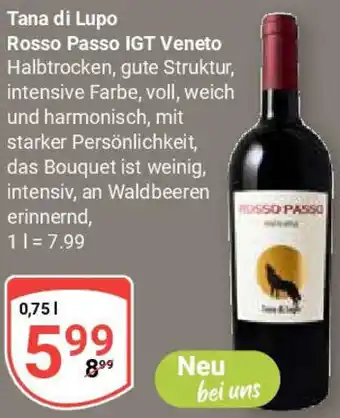 Globus Tana di Lupo Rosso Passo IGT Veneto Angebot