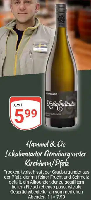 Globus Hammel & Cie Lokalmatador Grauburgunder Kirchheim/Pfalz Angebot