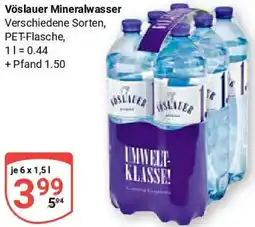 Globus Vöslauer Mineralwasser Angebot