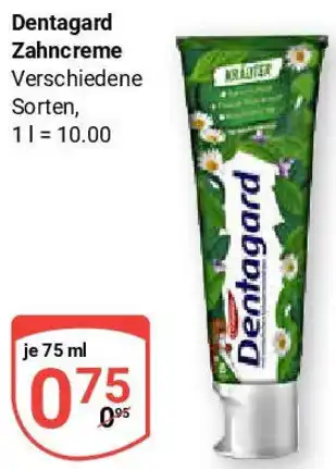 Globus Dentagard Zahncreme Angebot