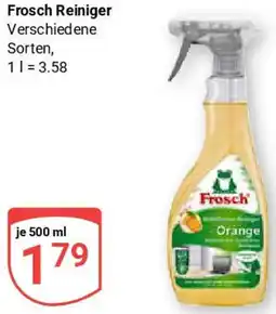 Globus Frosch Reiniger Angebot