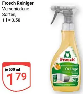 Globus Frosch Reiniger Angebot