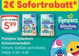Globus Pampers Splashers Schwimmwindeln Angebot
