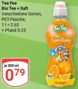 Globus Tee Fee Bio Tee + Saft Angebot