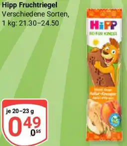 Globus Hipp Fruchtriegel Angebot