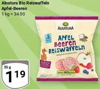Globus Alnatura Bio Reiswaffeln Apfel-Beeren Angebot