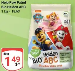 Globus Hejo Paw Patrol Bio Helden ABC Angebot