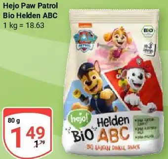 Globus Hejo Paw Patrol Bio Helden ABC Angebot