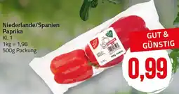 Ihr Frischmarkt Niederlande/Spanien Paprika Angebot