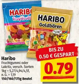 Ihr Frischmarkt Haribo Fruchtgummi oder Lakritz Angebot