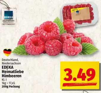 Ihr Frischmarkt EDEKA Heimatliebe Himbeeren Angebot