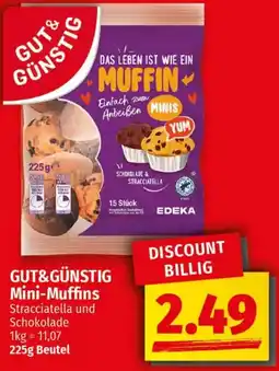 Ihr Frischmarkt GUT&GÜNSTIG Mini-Muffins Angebot