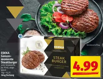Ihr Frischmarkt EDEKA Genussmomente Steakburger Angebot