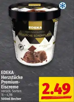 Ihr Frischmarkt EDEKA Herzstücke Premium Eiscreme Angebot