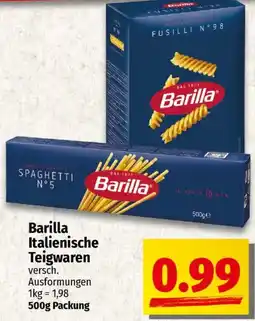 Ihr Frischmarkt Barilla Italienische Teigwaren Angebot