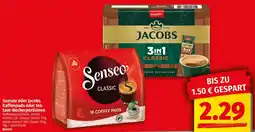 Ihr Frischmarkt Senseo oder Jacobs Kaffeepads oder Instant-Becherportionen Angebot