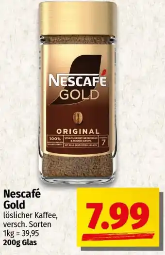 Ihr Frischmarkt Nescafé Gold Angebot