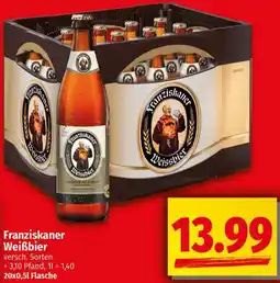 Ihr Frischmarkt Franziskaner Weißbier Angebot