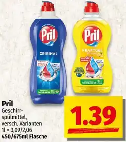 Ihr Frischmarkt Pril Geschirrspülmittel Angebot