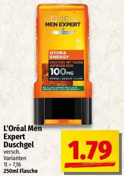 Ihr Frischmarkt L'Oréal Men Expert Duschgel Angebot