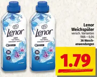 Ihr Frischmarkt Lenor Weichspüler Angebot