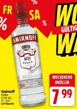 Ihr Frischmarkt Smirnoff Vodka Angebot