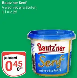 Globus Bautz'ner Senf Angebot