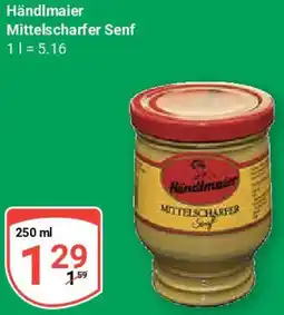 Globus Händlmaier Mittelscharfer Senf Angebot