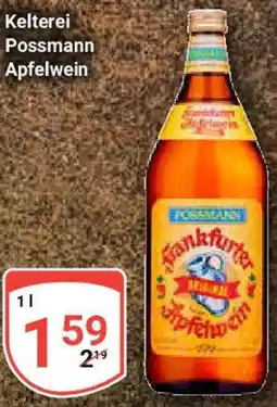 Globus Kelterei Possmann Apfelwein Angebot