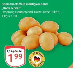 Globus Speisekartoffeln mehligkochend ,,Back & Grill" Angebot