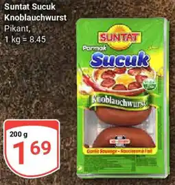 Globus Suntat Sucuk Knoblauchwurst Angebot