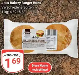 Globus Jaus Bakery Burger Buns Angebot