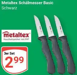 Globus Metaltex Schälmesser Basic Angebot