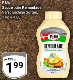 Globus P&W Sauce oder Remoulade Angebot