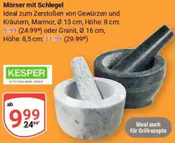 Globus KESPER Mörser mit Schlegel Angebot