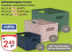 Globus rotho Aufbewahrungsbox Country Angebot