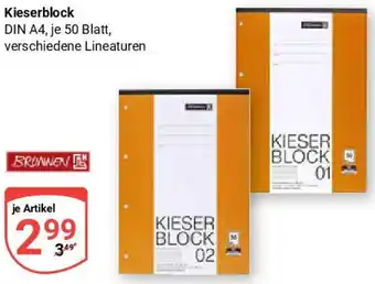 Globus Brunnen Kieserblock Angebot