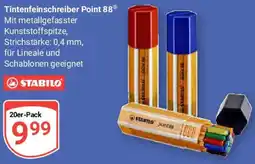 Globus STABILO Tintenfeinschreiber Point 88 Angebot