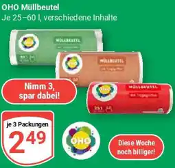 Globus OHO Müllbeutel Angebot