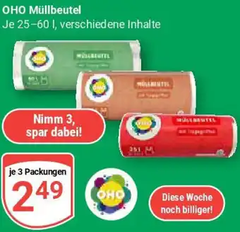 Globus OHO Müllbeutel Angebot