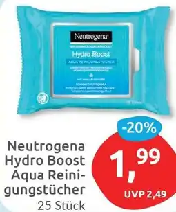 Budni Neutrogena Hydro Boost Aqua Reinigungstücher Angebot