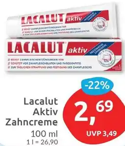 Budni Lacalut Aktiv Zahncreme Angebot