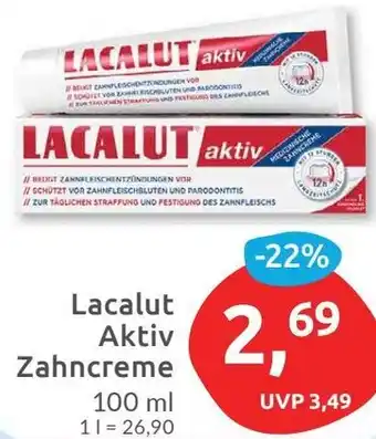 Budni Lacalut Aktiv Zahncreme Angebot