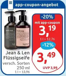 Budni Jean & Len Flüssigseife Angebot