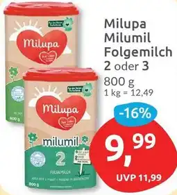 Budni Milupa Milumil Folgemilch 2 oder 3 Angebot