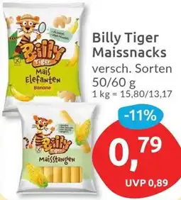Budni Billy Tiger Maissnacks Angebot