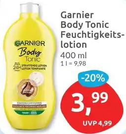 Budni Garnier Body Tonic Feuchtigkeitslotion Angebot